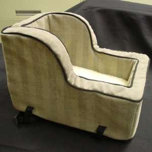   Luxury High Back Console Pet Car Seat Fabric: Buckskin/Java: Pet