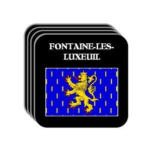 Franche Comte   FONTAINE LES LUXEUIL Set of 4 Mini Mousepad Coasters