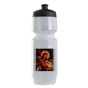  Trek Water Bottle Clear Blk Jesus Christ with Lamb 