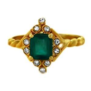   Diamond and Emerald Ring (.25 ct. tw.) Alicias Jewelers Jewelry