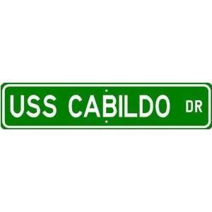  USS CABILDO LSD 16 Street Sign   Navy Ship Gift Sailor 