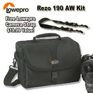  Lowepro Nova 190 AW Camera Bag (Black) Bundle with Lowepro 