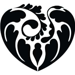 Heart Love Car Decal Window Sticker   HEART01: Everything 