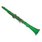   Green Student Bb Soprano Clarinet Hard Case Woodwind Instrument  