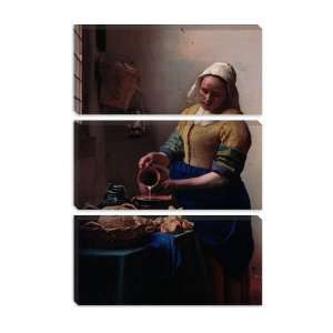The Milkmaid by Johannes Vermeer Canvas Painting Reproduction Art 