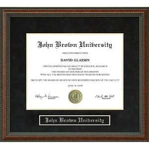 John Brown University (JBU) Diploma Frame:  Sports 
