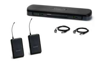 New Shure PG188/PG185 Dual Lavalier Wireless Mic System  