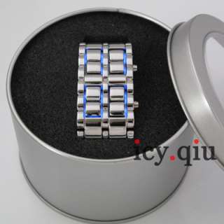 LED Digital Watch Lava Style mens sports GIFT Blue N1 S  