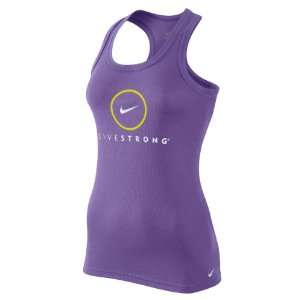  Womens LIVESTRONG Tank   Violet: Sports & Outdoors