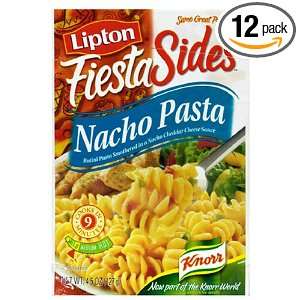 Lipton Fiesta Sides, Nacho Pasta, 4.52 Ounce Packages (Pack of 12)