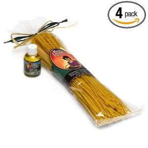 Mama Leones Roasted Garlic Linguini, 12 Ounce Bags (Pack of 4 
