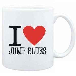  Mug White  I LOVE Jump Blues  Music