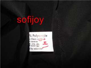   975 eskandar sz 0 RAIN PONCHO/coat/jacket w/HOOD black Made in England