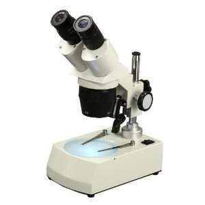 Binocular Stereo Microscope 20x 40x 80x w Dual LED Lights:  