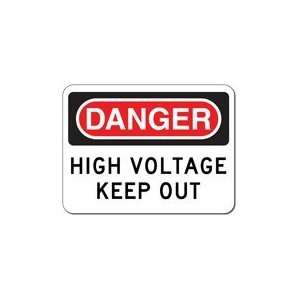    Danger High Voltage Keep Out Signs   24 x 18: Home Improvement