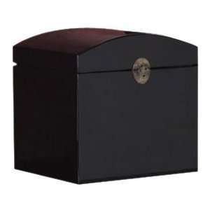  Zodax Le Colonial Lacquered Large Box, Black Lacquer