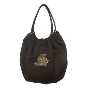  Los Angeles Lakers Canvas Tote Bag with Crystal Team Logo 