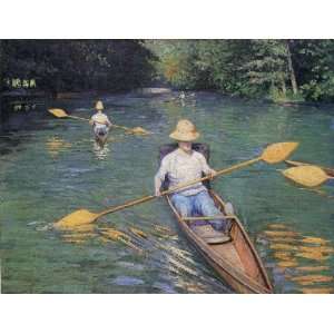  Hand Made Oil Reproduction   Gustave Caillebotte   24 x 18 