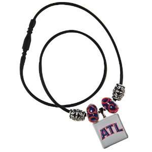  NBA Atlanta Hawks Life Tiles Necklace with Beads Sports 