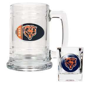  Chicago Bears   NFL Boilermaker Mug & Shot Gift Set 