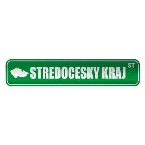   STREDOCESKY KRAJ ST  STREET SIGN CITY CZECH REPUBLIC 