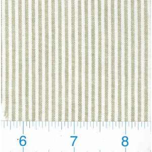  60 Wide Shirting Natural Stripe Fabric By The Yard: Arts 