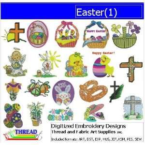  Digitized Embroidery Designs   Easter(1)   CD Arts 