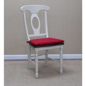   Chair in Merlot and Buttermilk Color Cardinal Red