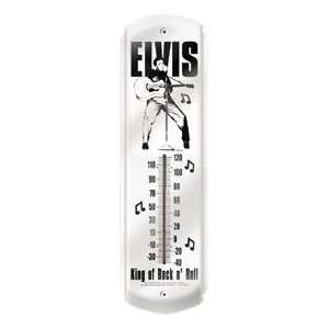  Elvis Presley King of Rock Metal Thermometer ** Sports 