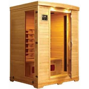 LifeSmart 2 Person Infrared Sauna Featuring Carbon Heaters 