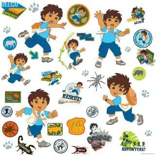   Mountain Wallcoverings NS026444 Go Diego Go Self Stick Wall Border