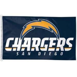  SAN DIEGO CHARGERS OFFICIAL LOGO 3X5 BANNER FLAG: Sports 