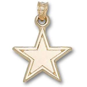  Dallas Cowboys Pendant   10K Gold Star Logo GEMaffair 