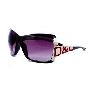  Ladies Womens Shades Sunglasses Red Black Inspired by D&G 