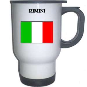  Italy (Italia)   RIMINI White Stainless Steel Mug 
