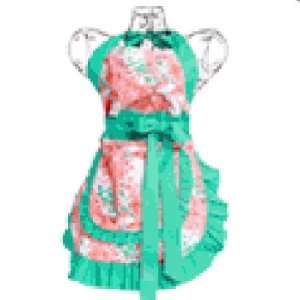  Grandway Fancy Aprons Select Style Victoria in Aqua with 