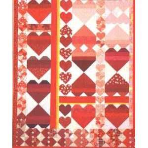   PT1803 Hearts by C&T Publishing, Quilt Pattern Arts, Crafts & Sewing