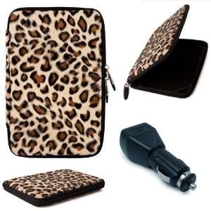  Print Carrying Case with Faux Fur Exterior for  Kindle Fire Wi 