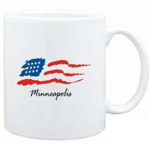  Mug White  Minneapolis   US Flag  Usa Cities Sports 