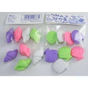  Flat Sea Shell Japanese Erasers from Iwako Toys & Games