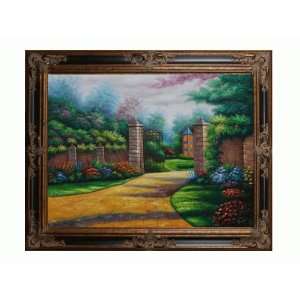  Oil Painting   Landscapes Summer Gate with Excalibur Gold 