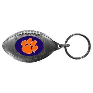  Clemson Tigers College Football Shaped Key Chain: Sports 