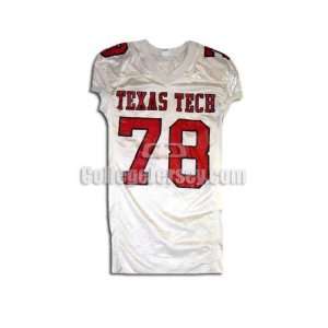   . 78 Game Used Texas Tech Fab Knit Football Jersey