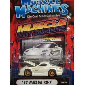   RX7, White, Rubber Mags, Open Hood, Highly Detailed Scale 1/64 2004