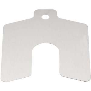 Stainless Steel Slotted Shim, 0.2mm x 50mm x 50mm (Pack of 10)  