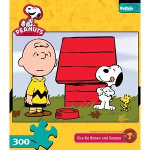    Peanuts Charlie And Snoopy 300 Pieces Jigsaw Puzzle: Toys & Games