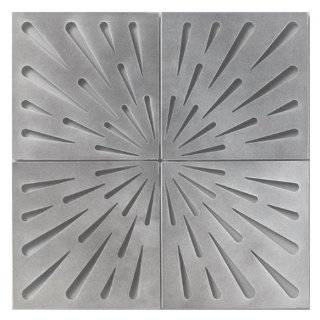  Umbra Burst Metal Wall Decor Tiles, Set of 4: Explore 