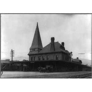    Railroad Station at North Adams,MA,Berkshire County