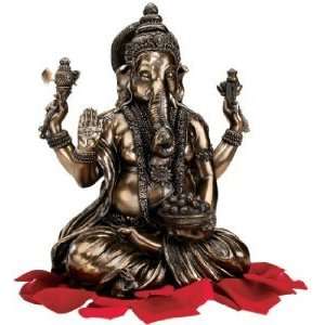 Xoticbrands 11 Asian Lord Ganesh Hindu Sculpture Statue Figurine 