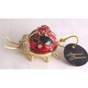   New and Boxed Imperial Treasure Ladybird trinket box